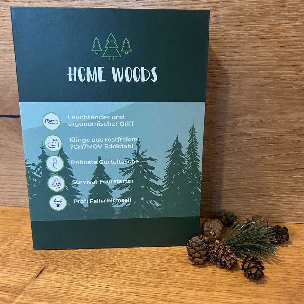 Homewoods Geschenkbox fuer das Nightglow Klappmesser