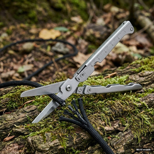 Faltbare Outdoor-Schere: klein, aber immer dabei