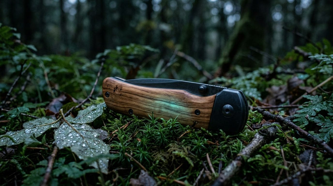 Das Messer im Dunkeln wiederfinden: Wie ein Nachleucht-Griff beim Camping funktioniert
