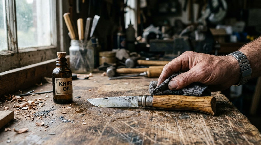 Klappmesser richtig pflegen: So vermeidest du Rost