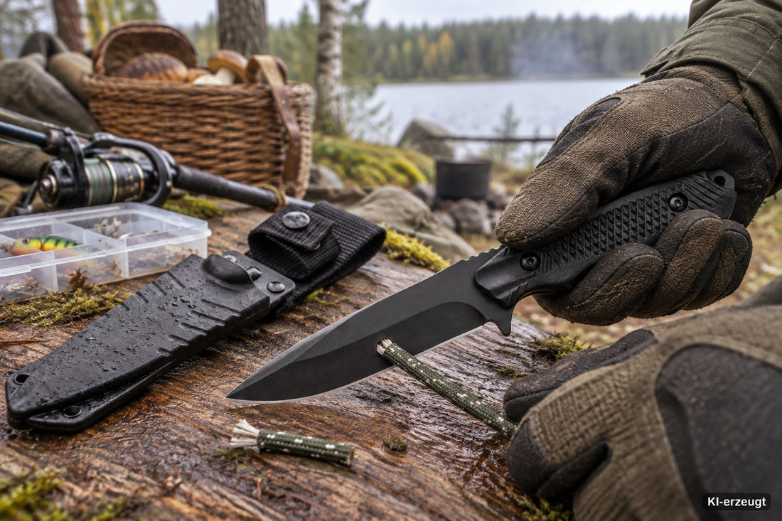 Das richtige Messer für Angeln, Jagd und Pilze finden