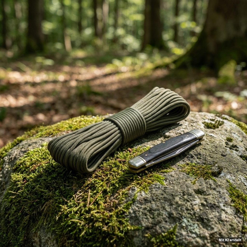 Paracord-Knoten: 5 Griffe, die im Wald zählen