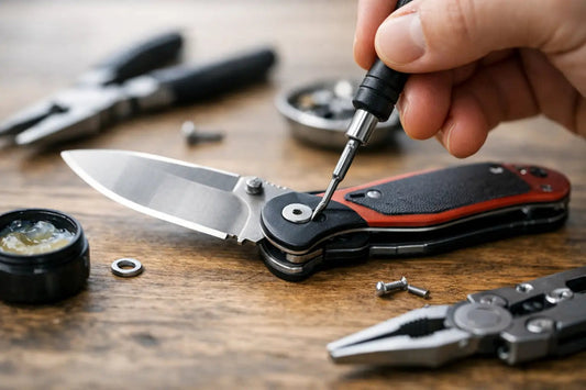 Wackelnde Klinge beim Taschenmesser fixieren - Homewoods