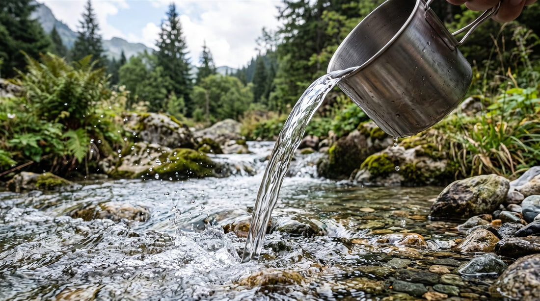 Trinkwasser outdoor aufbereiten: Filtern, Abkochen, Tabletten