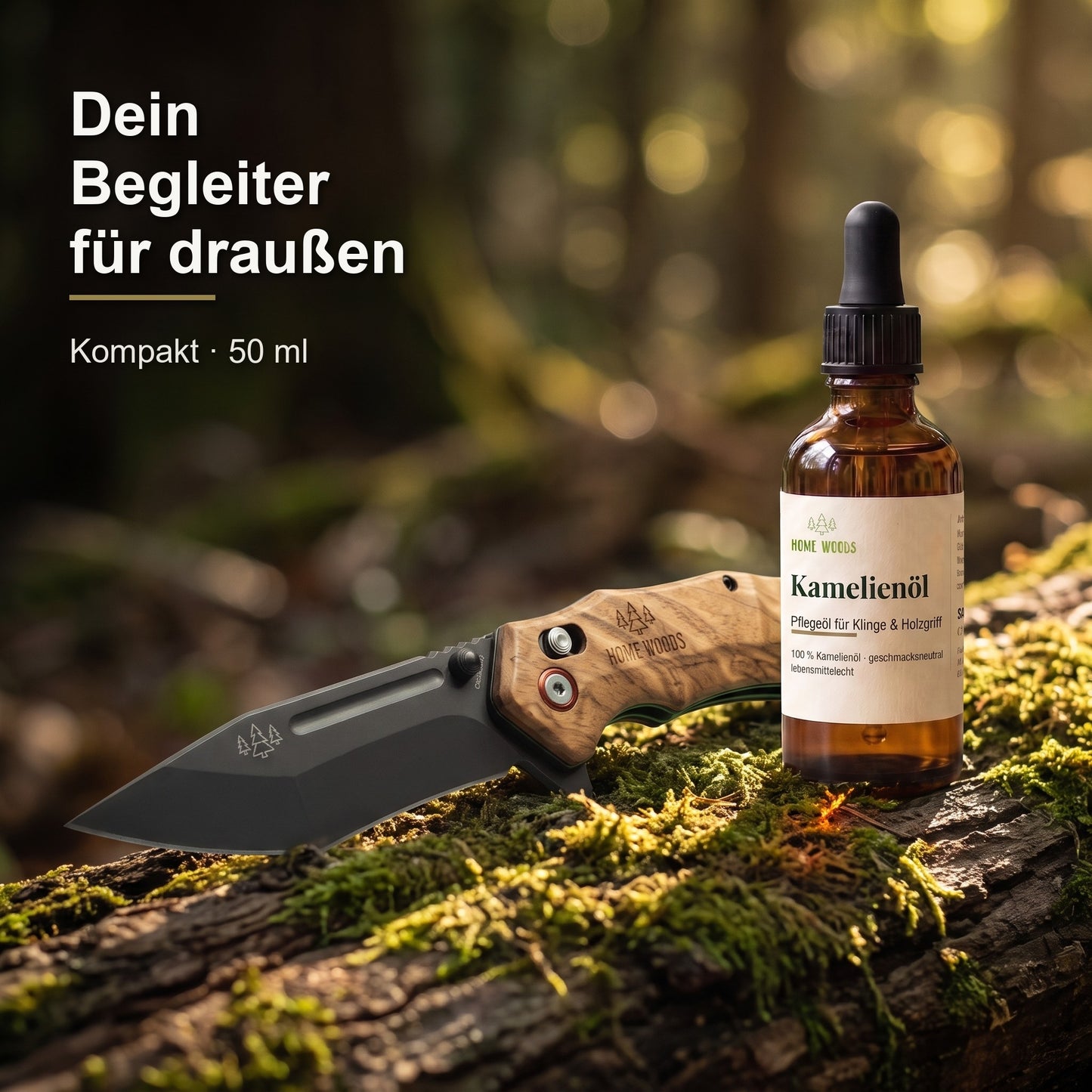 Kamelienöl und Nightglow Messer – dein Begleiter für draußen