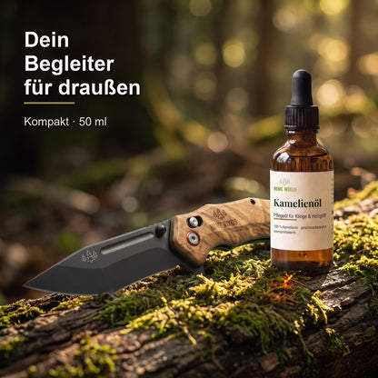 Kamelienöl und Nightglow Messer – dein Begleiter für draußen