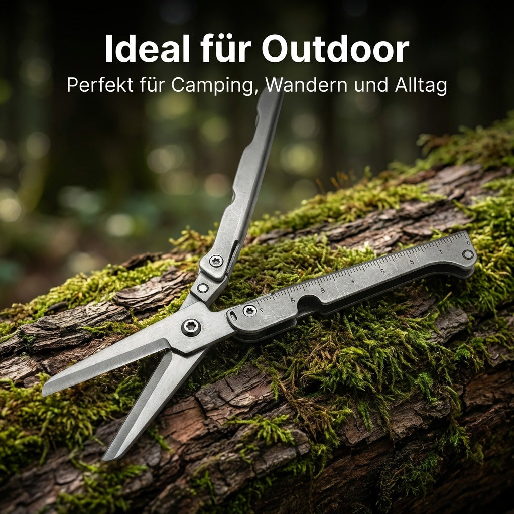 Outdoor-Schere ideal für Camping und Wandern