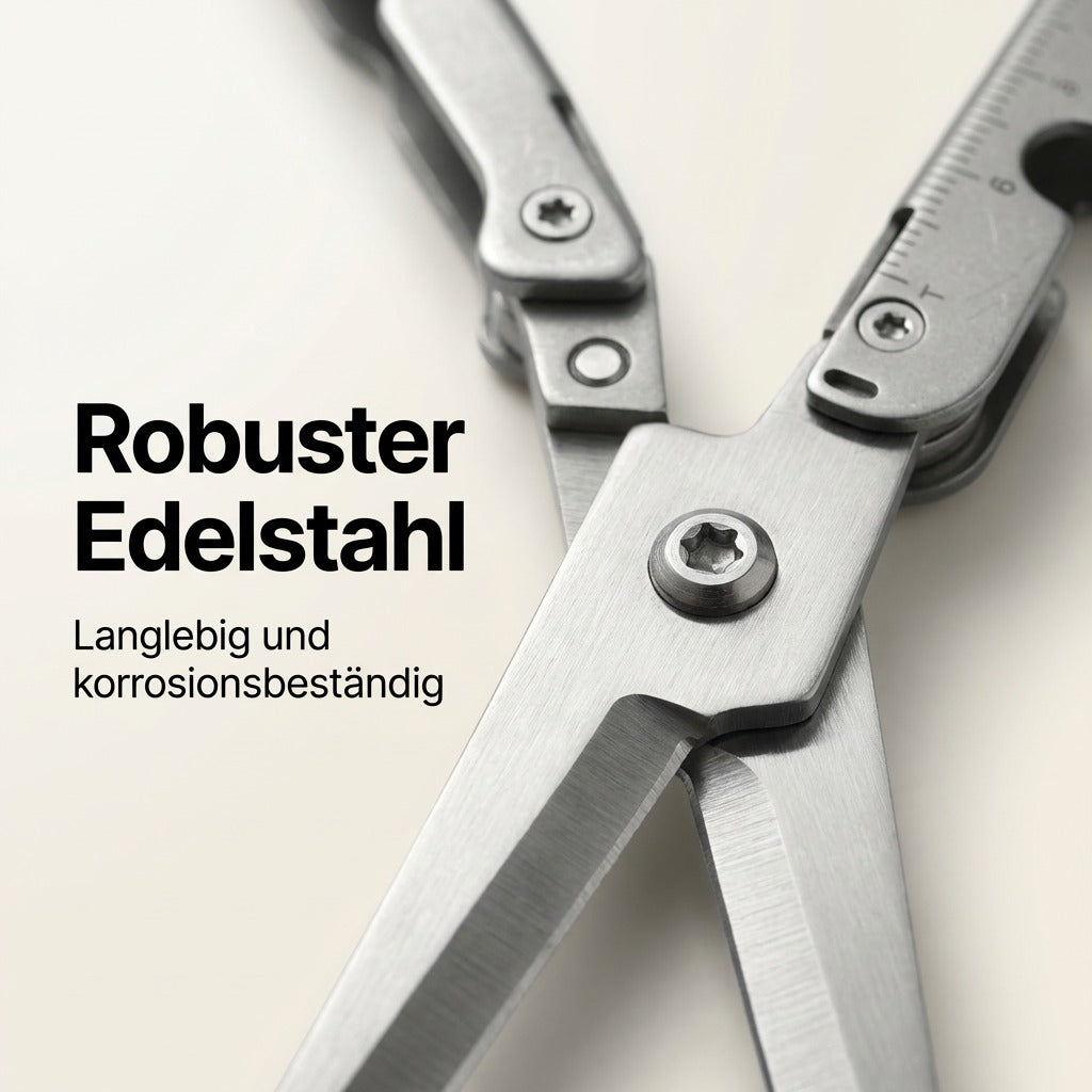 Outdoor-Schere aus robustem Edelstahl