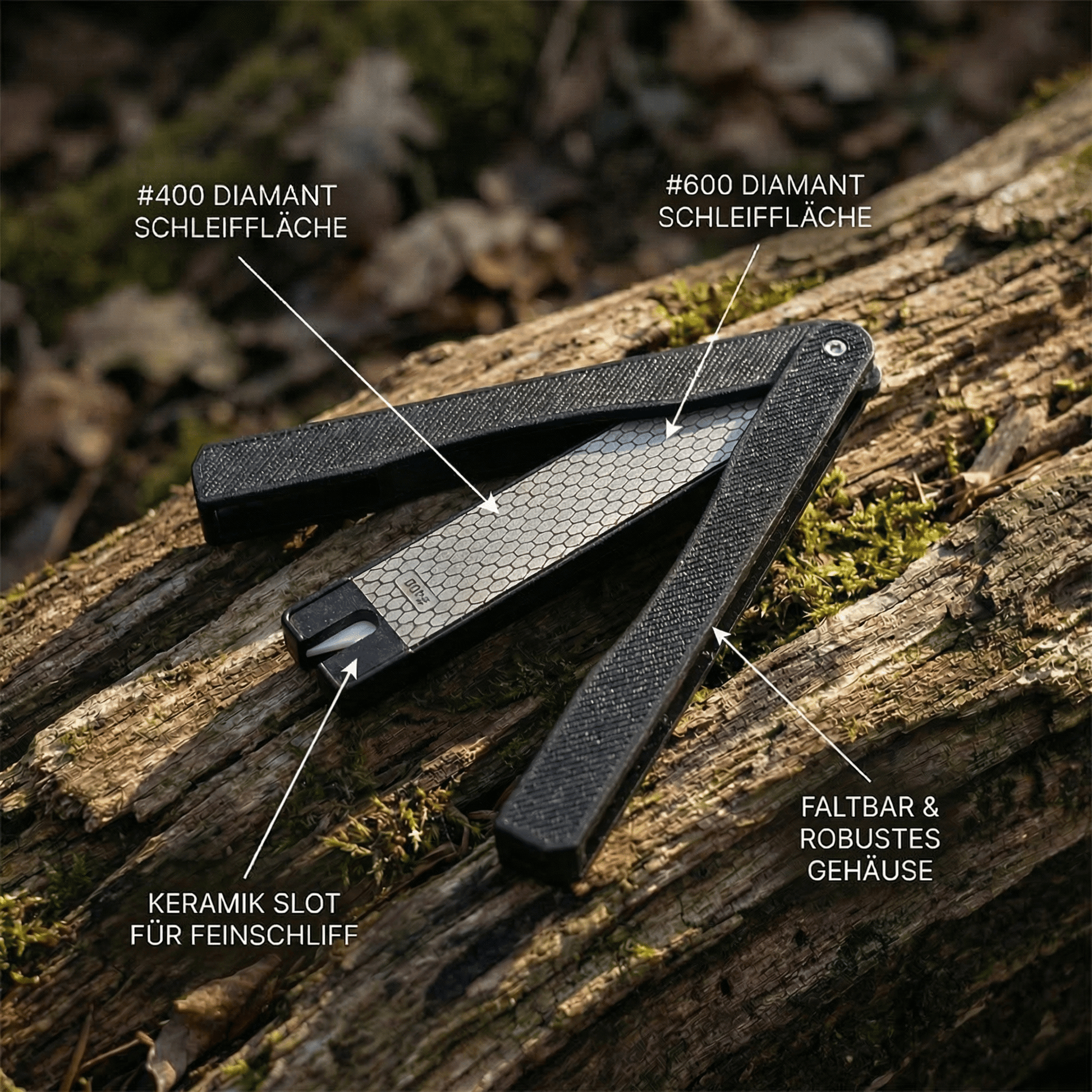 OUTDOOR ESSENTIALS SET – Paracord, Karabiner & Messerschärfer - Homewoods