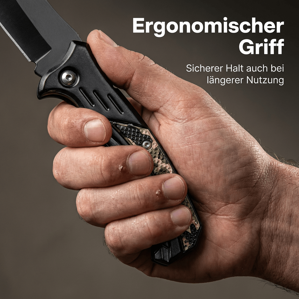 Tactical Outdoor - Klappmesser - 7Cr17MOV Edelstahlklinge - Homewoods