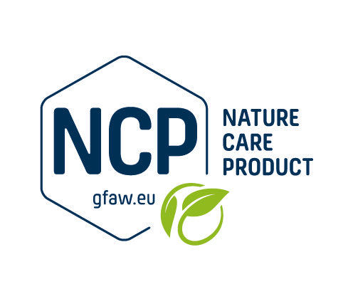 NCP-Logo mit dem Schriftzug Nature Care Product